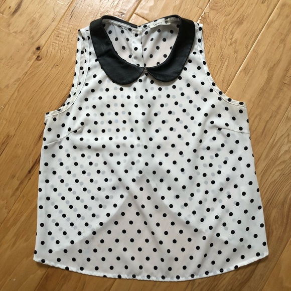 Soprano Polka Dot Crop Top - Picture 5 of 8